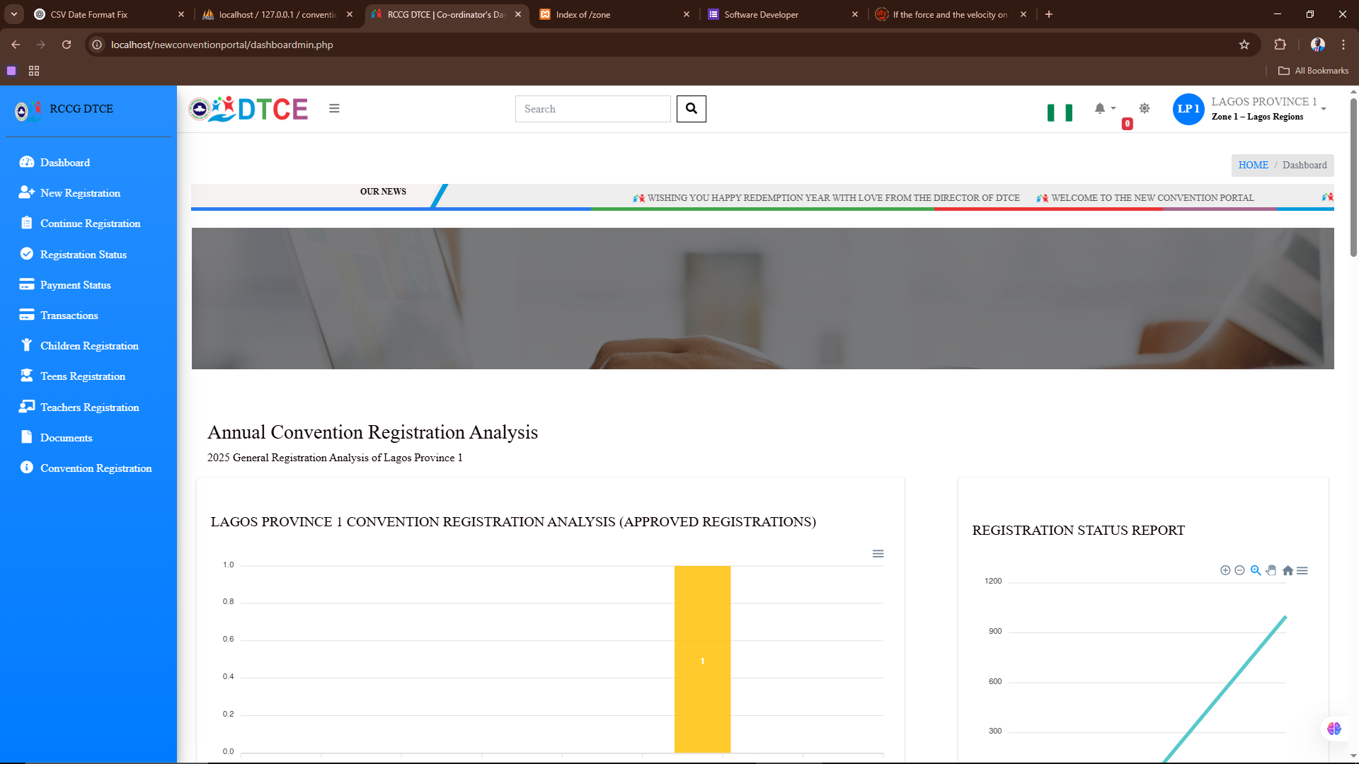 hero dashboard